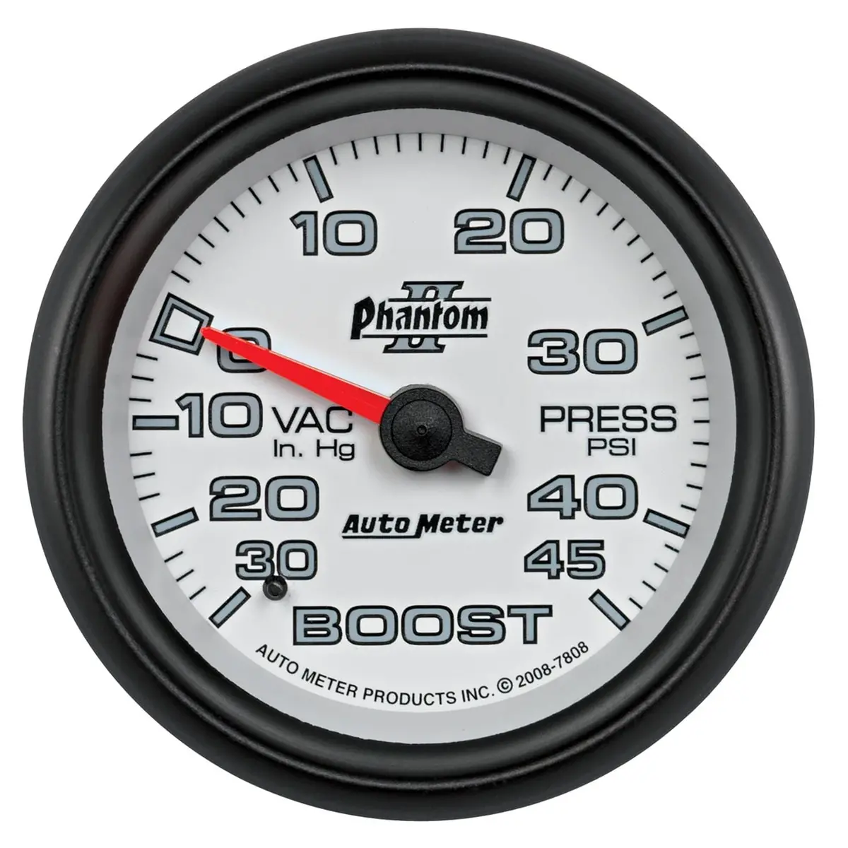 Phantom Ii Au7808 Dual-Scale Boost And Vacuum Pressure Gauge 1