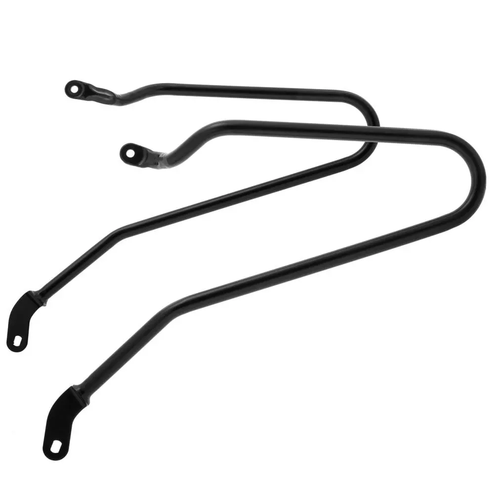 Motone Triumph Bobber, Speedmaster Pannier Luggage Rails - Pair - Black 1