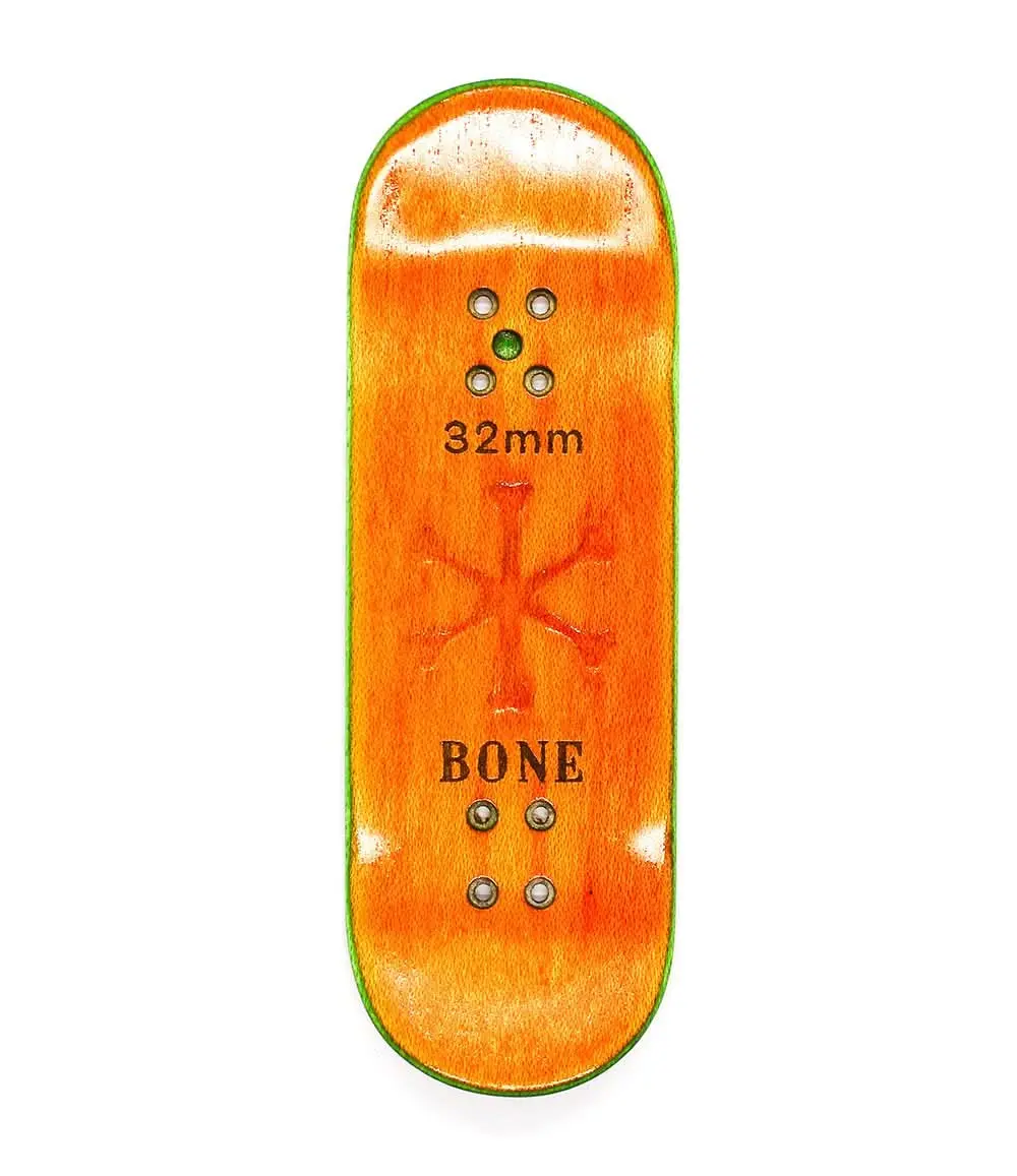Bone Orange Logo Fingerboard Deck 32Mm 2