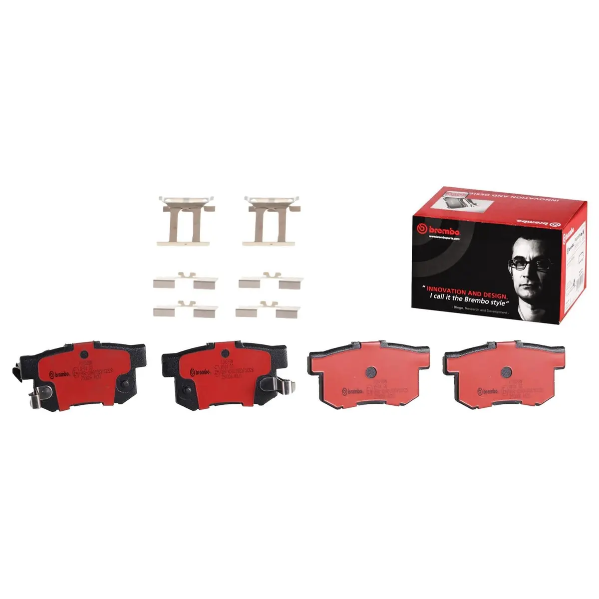 Brembo Kt00112 Premium Brake Pad And Rotor Replacement Kit 2