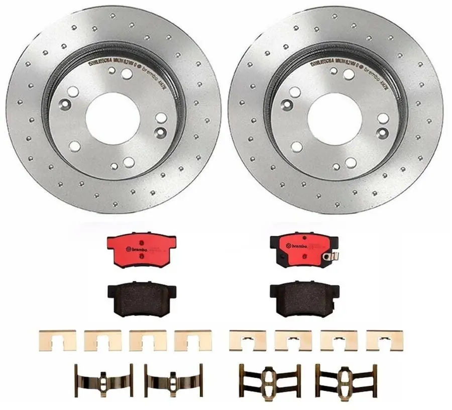 Brembo Ktx0019 Ceramic Brake Pad And Rotor Combo Kit 1