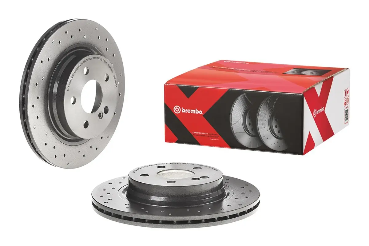 Brembo 09.A760.1X Uv-Coated Premium Brake Rotors 1