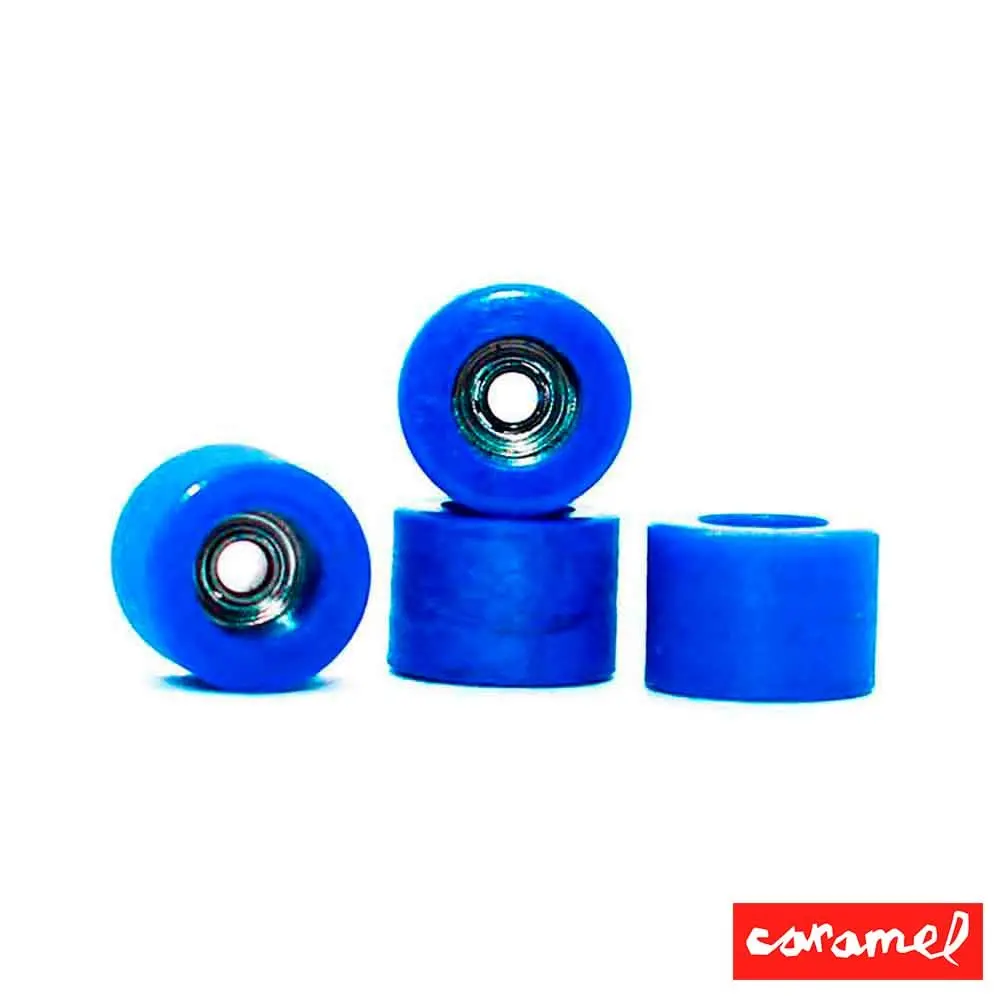Caramel Blue Fingerboard Wheels 7Mm 65D 1