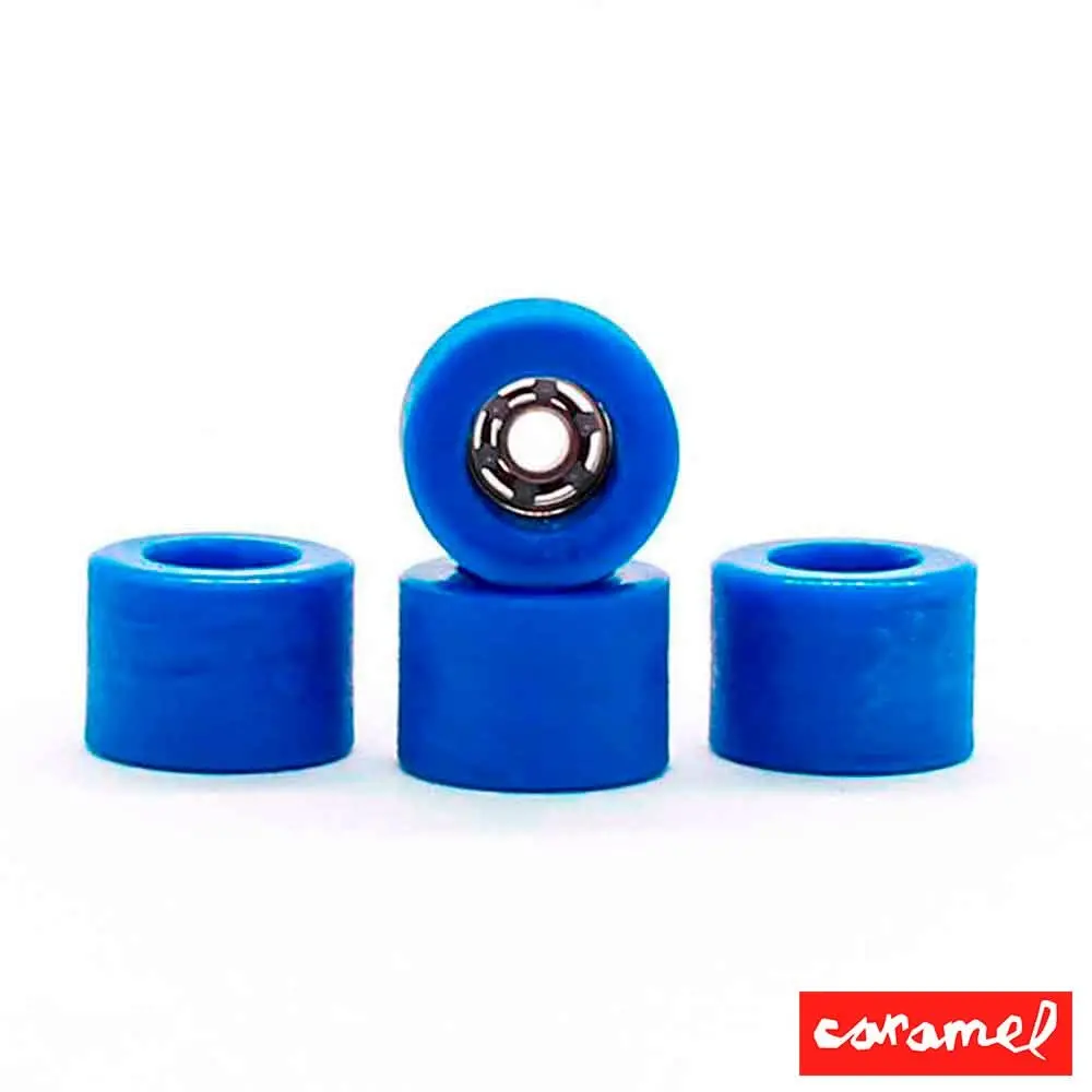Ceramic Blue Caramel Fingerboard Wheels 7Mm 65D 1