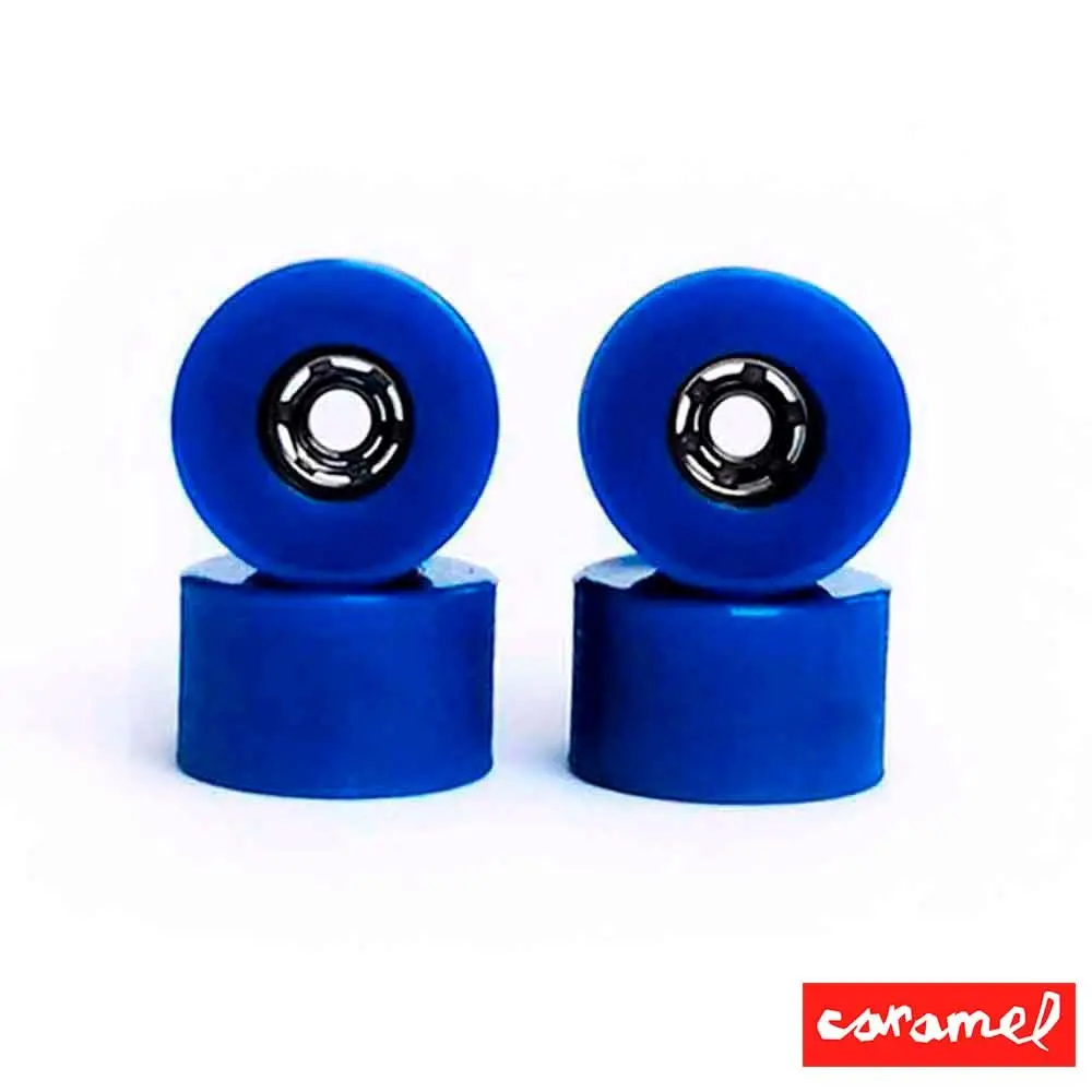 Caramel Ceramic Blue Fingerboard Wheels 8Mm 65D 1