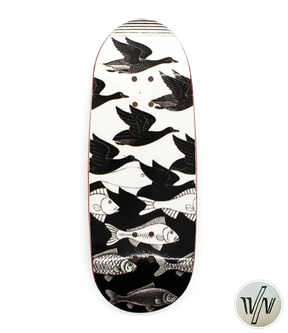 Von Zehos Geese And Fish Fingerboard Deck 35Mm 1