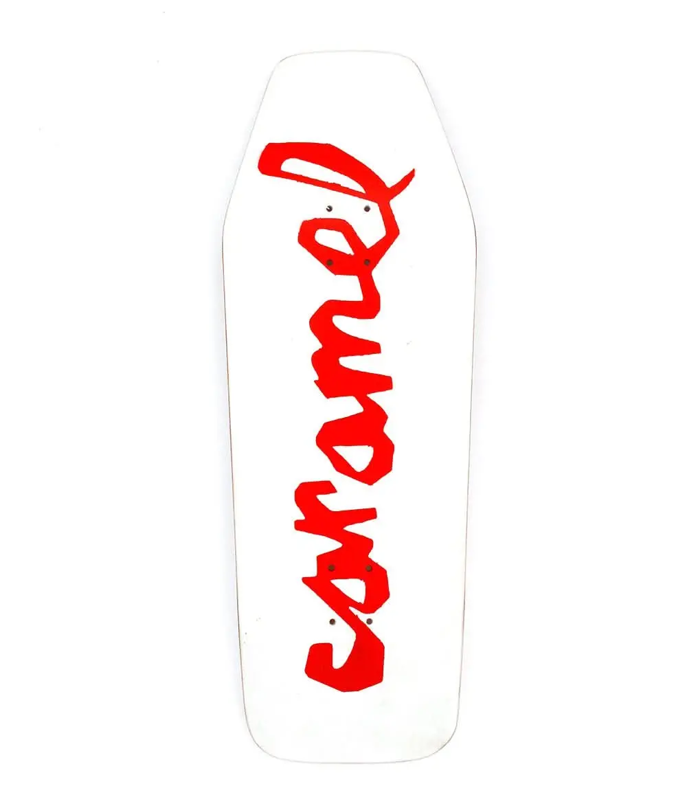 White Malota X Caramel Handboard Deck 90Mm - Caramel Fingerboards 1