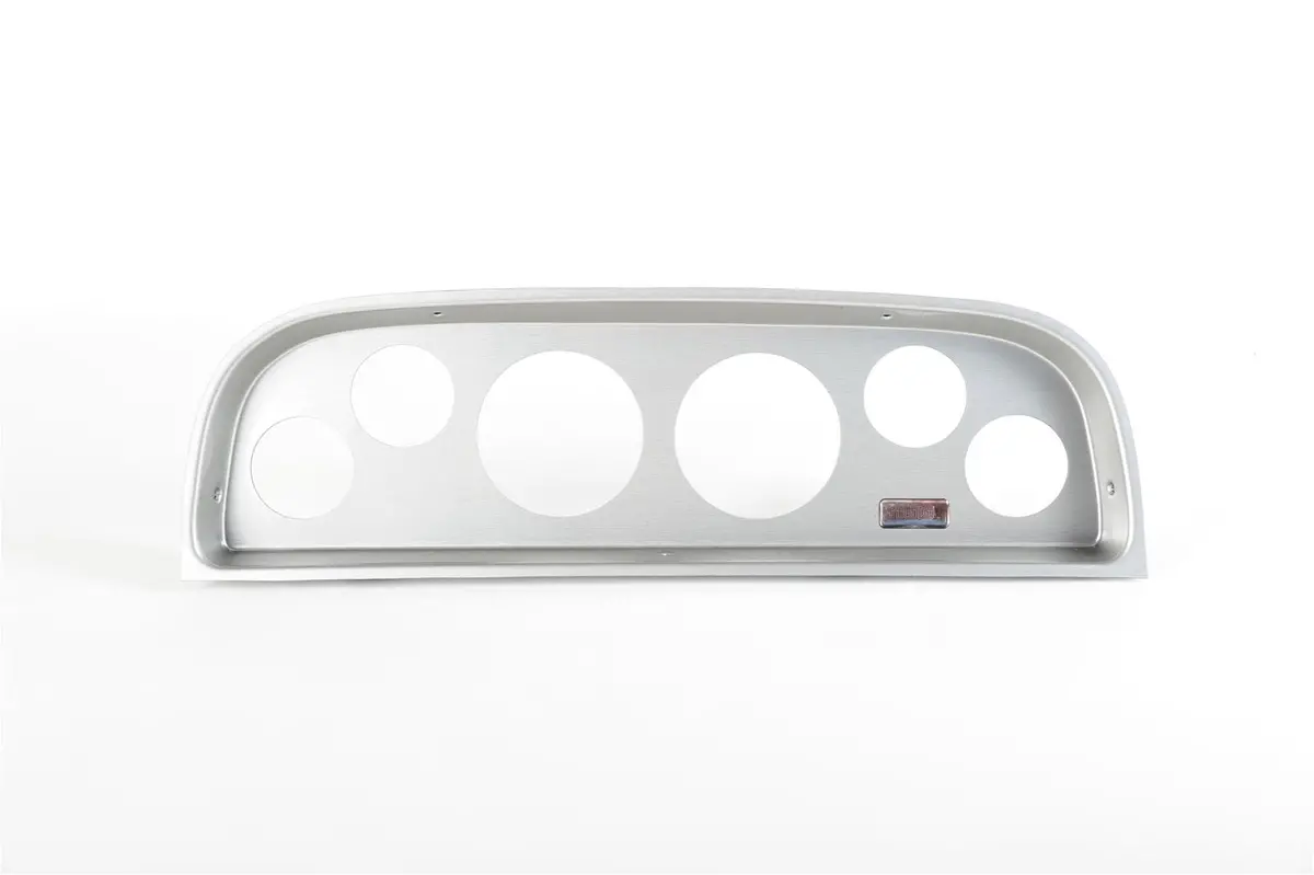 Thunder Road Drilled Gauge Panel – Brushed Aluminum Finish (107600012) 1