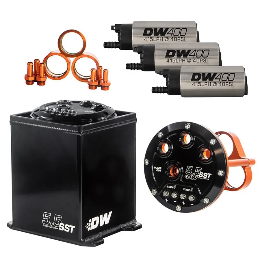 Deatschwerks 55-Liter Staged Fuel Surge Tank – Race-Ready 6-401-55St 1