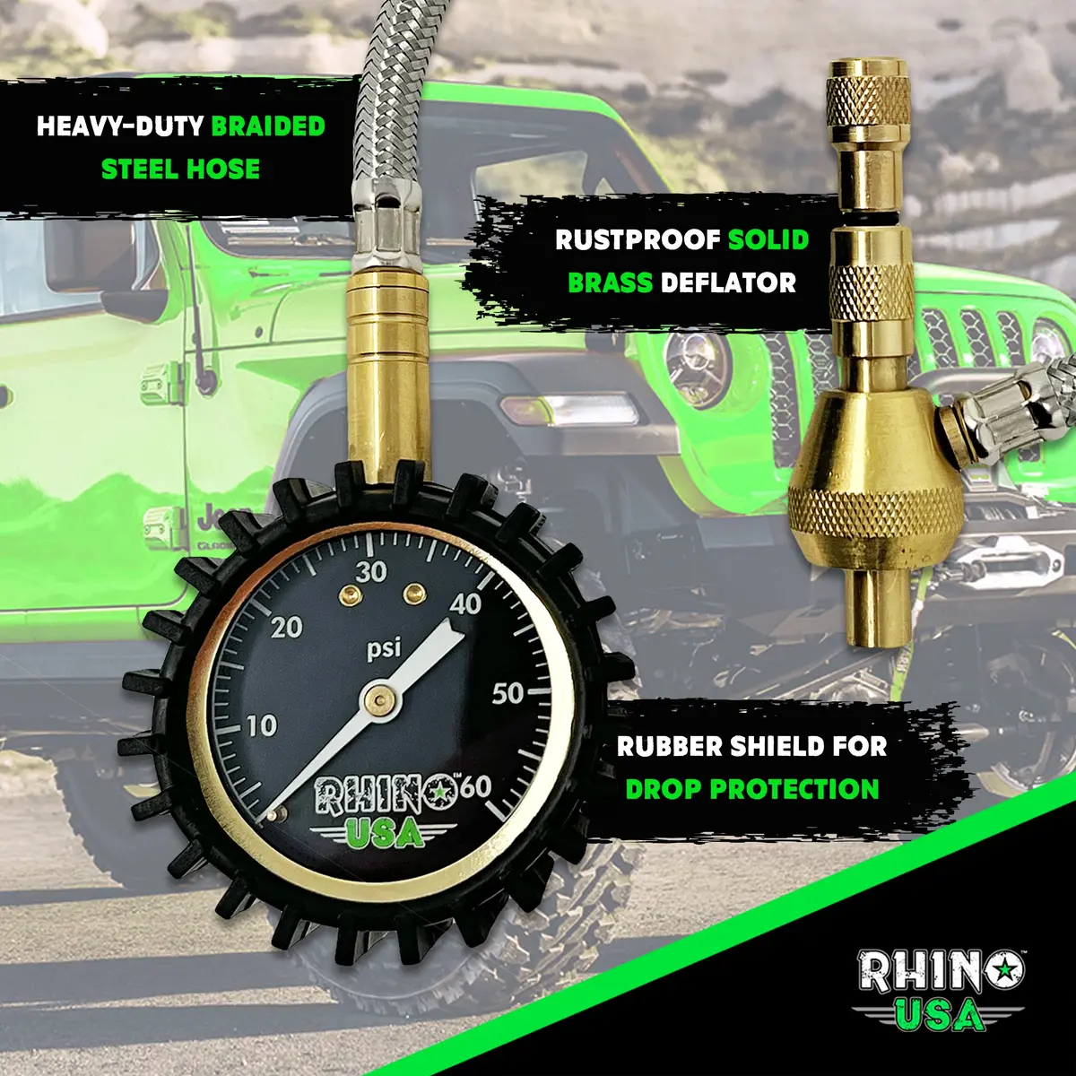 60 Psi Tire Deflator Gauge 2