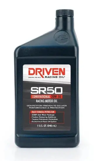 Driven Sr50 20W-50 Conventional Racing Oil 946Ml 1