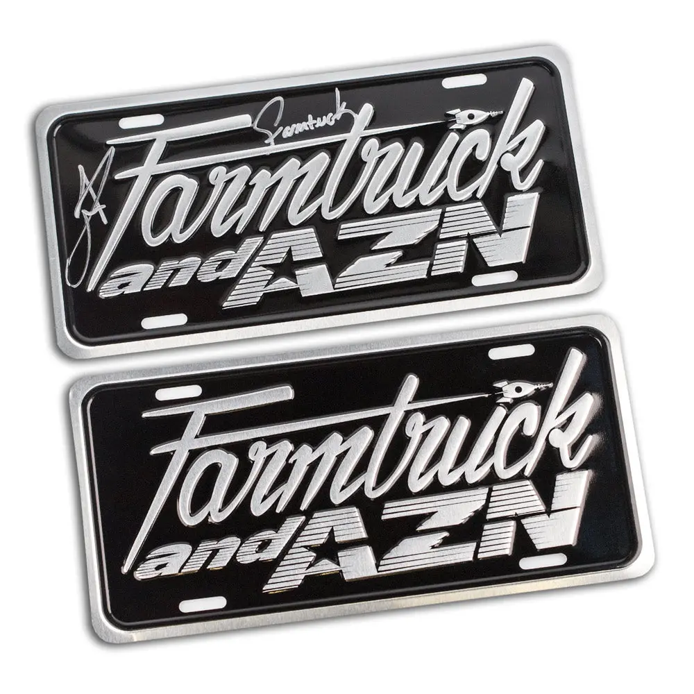 Farmtruck And Azn - Car Plate 1