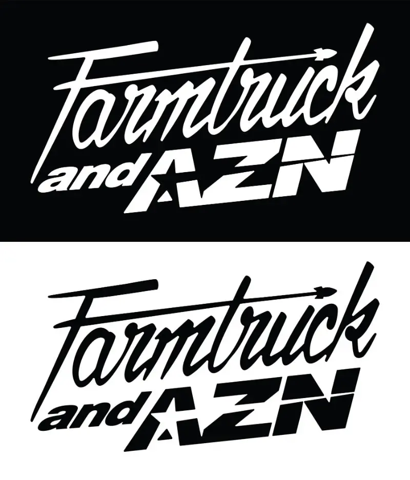 Farmtruck And Azn Logo - Sticker 1