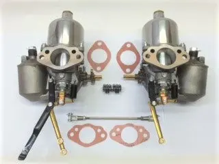 Mg Tf Complete Carburetors, Set Of 2, H4 1-1/2" 1