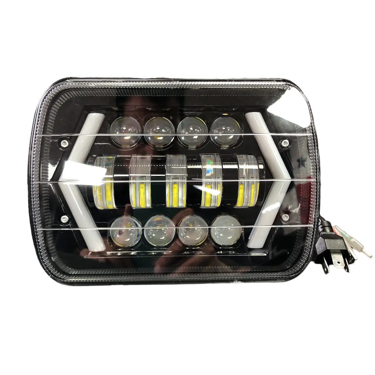 Sealed Beam Altas Y Bajas Ojo De Angel Bicolor -50W 1