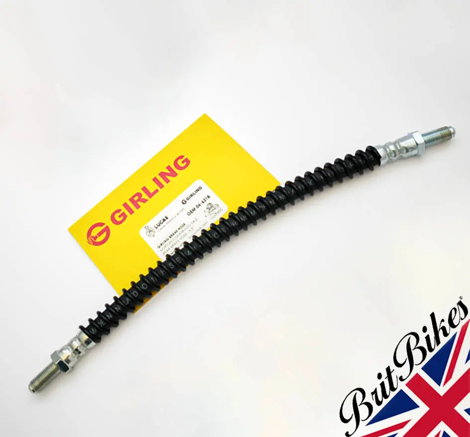 Genuine Girling Rear Brake Hose 9.5” Norton Commando Mk3 06-6218 1