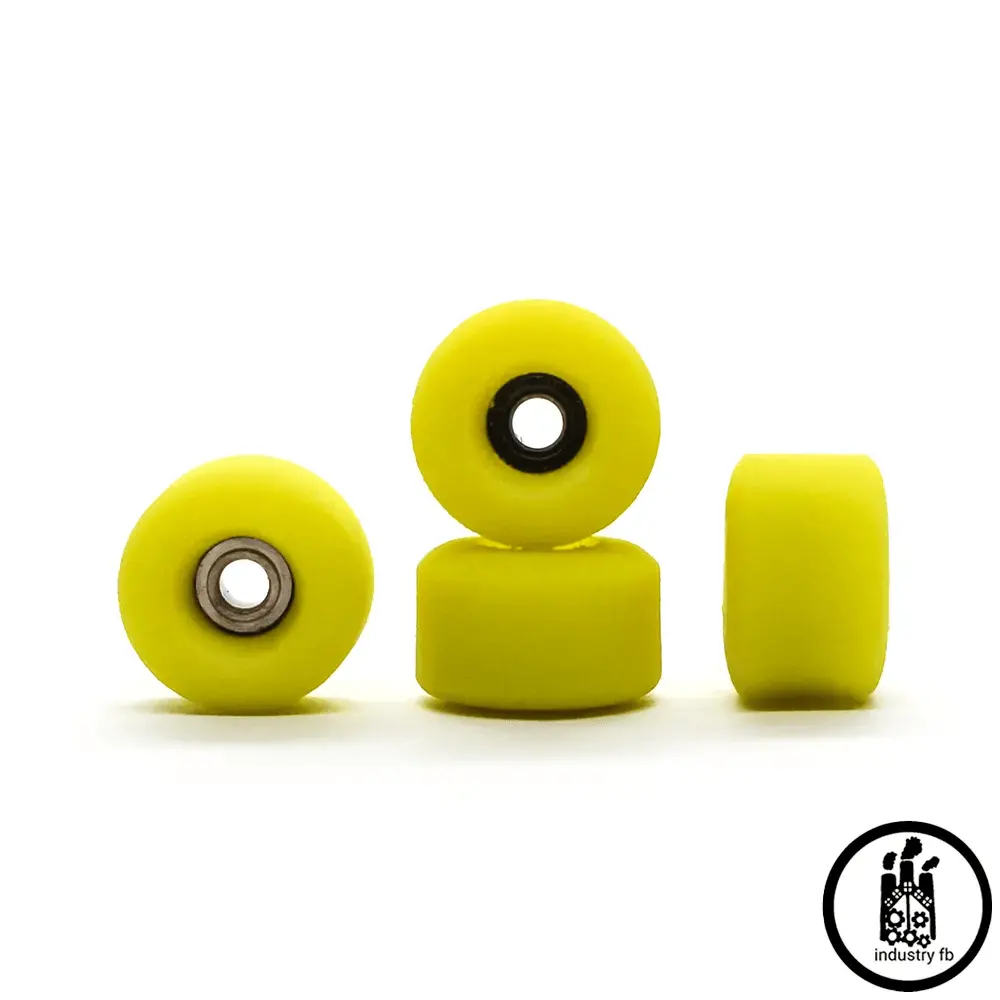 Industry Yellow Recycled Fingerboard Wheels 1