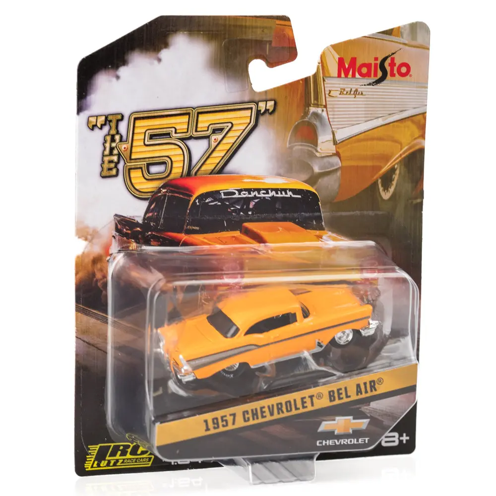 New In-Stock! Lutz Race Cars 1957 Chevrolet Bel Air "The 57" Diecast 1