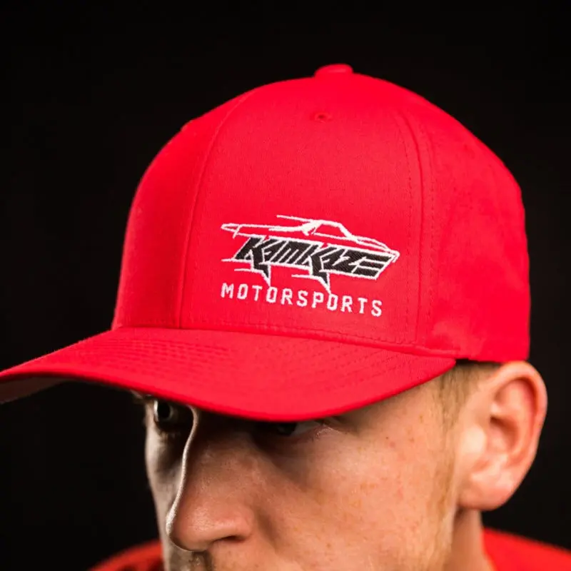 Kamikaze Motorsports - Flexfit Hat (Red) 1