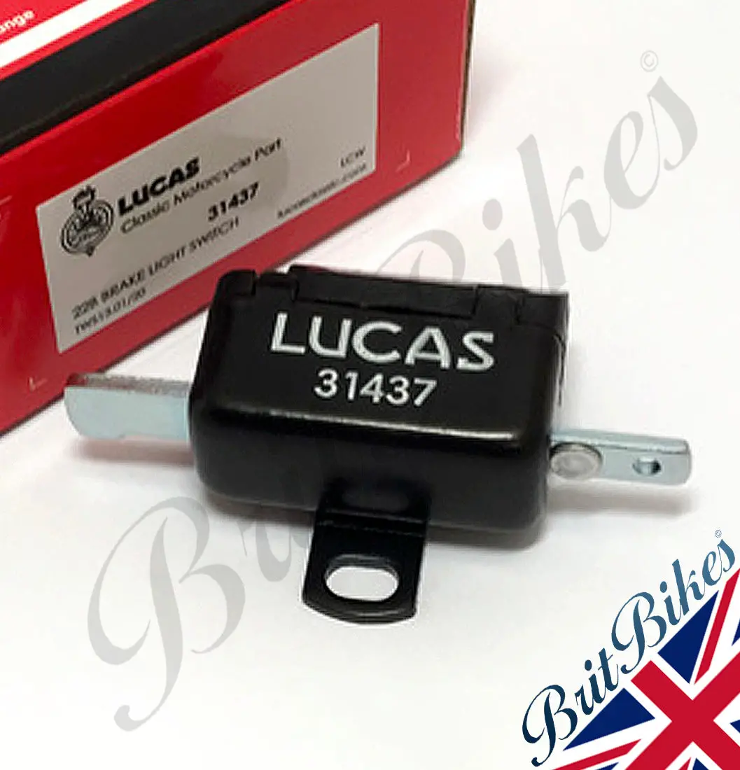 Genuine Lucas 22B Slide Pull Brake Light Switch Bsa Enfield Norton Triumph 31437 1