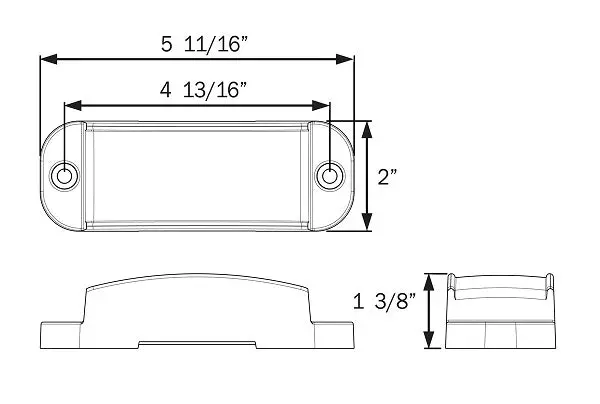 Mcl73rb Surface Mountmarker/Clearance Lights Led 2