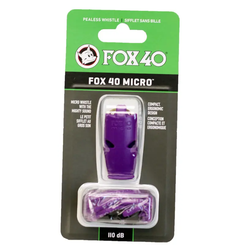 Fox 40 Micro Pealess Whistle W/ Lanyard 9
