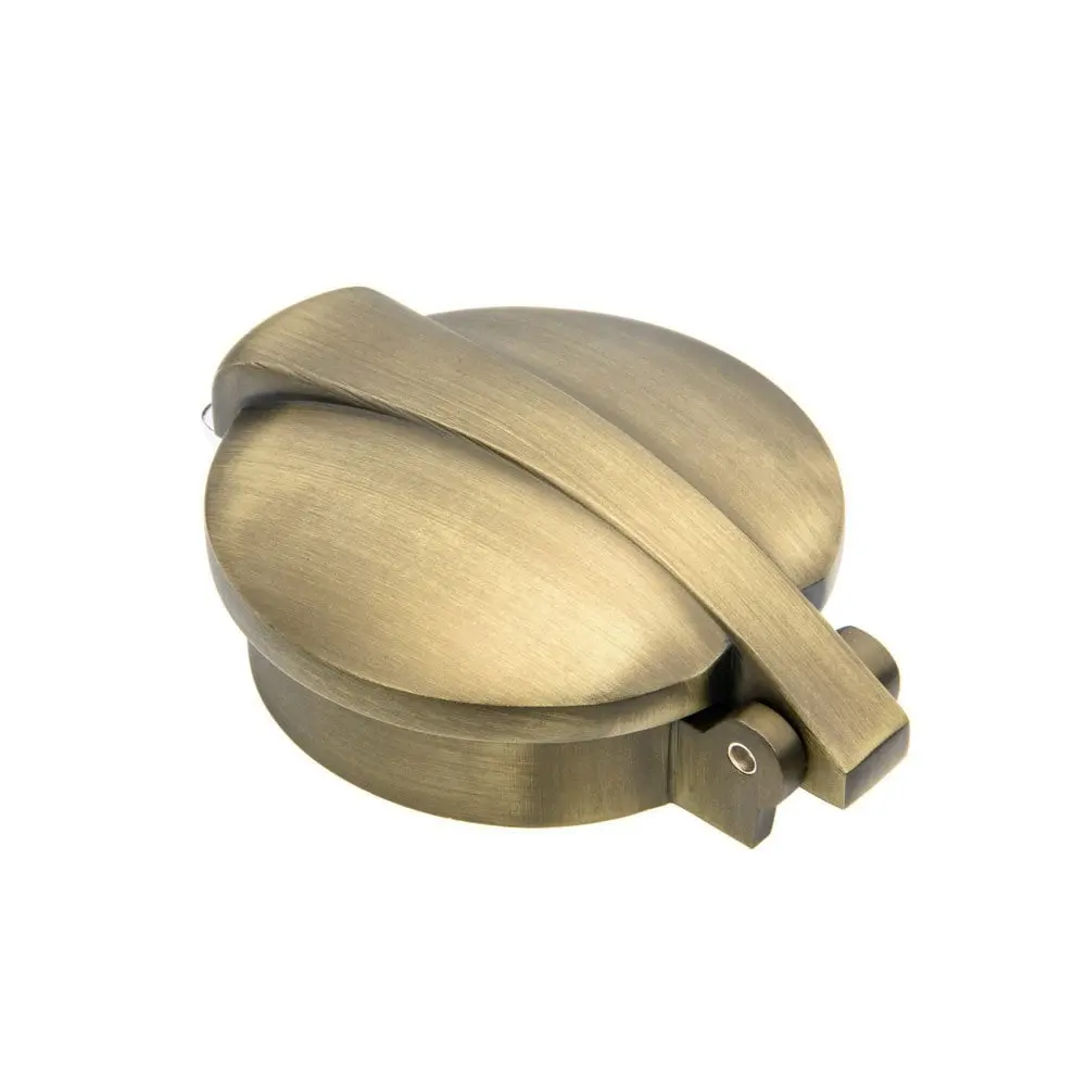 Motone Monza Flip Up Gas Tank Cap 2.5"/62Mm Brass Triumph And Harley Davidson 1