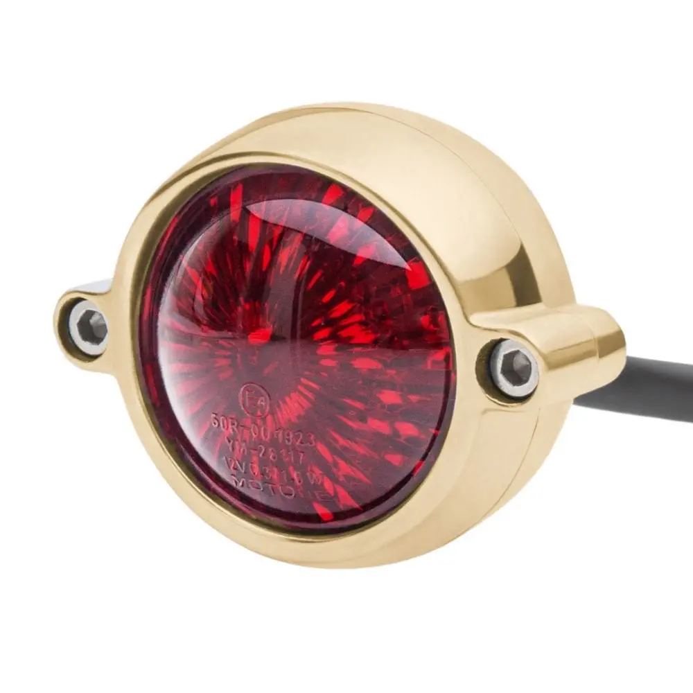Motone Eldorado Motorbike Tail Light - Led - Solid Brass - Cafe Racer Bobber 1