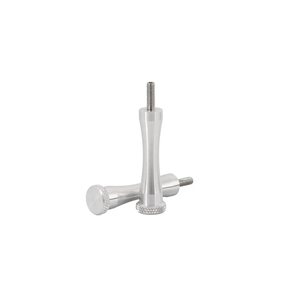 Motone Xl Quick Release Aluminium Seat Bolts Polished Triumph Bonneville Etc 1
