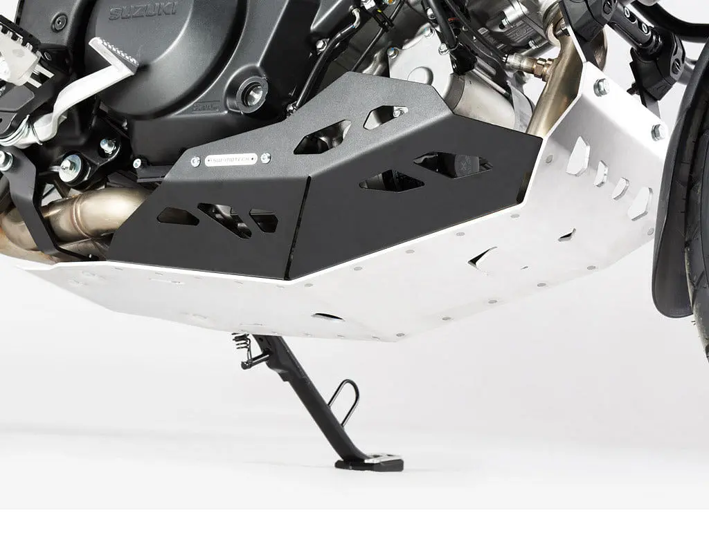 Sw-Motech Aluminum Skid Plate Engine Guard With Crash Bars - (Suzuki V-Strom 1000) 1