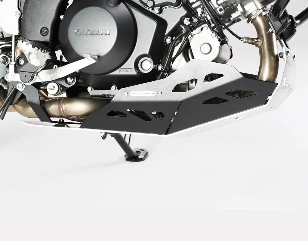 Sw-Motech Aluminum Skid Plate Engine Guard With Crash Bars - (Suzuki V-Strom 1000) 2