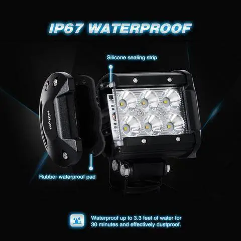 New Weather Proof 4" Universal Led Spot Light 1