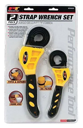 Performance Tool  W54059 2-Piece Strap Wrench Set 1