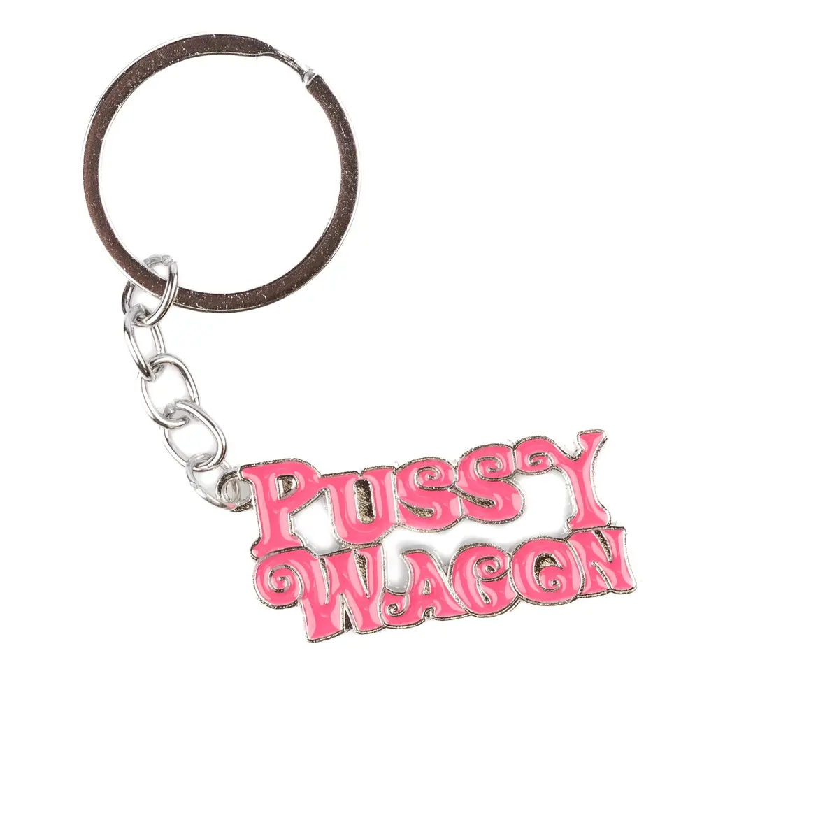 P*Ssy Wagon Metal Keychain 1