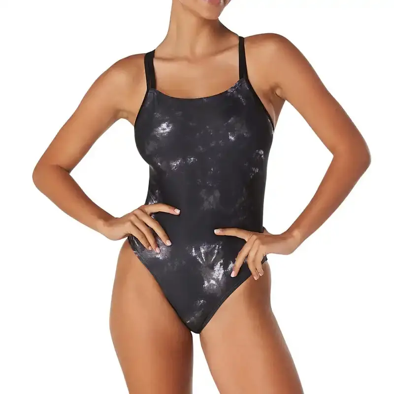 Speedo Women's Printed Volt Back Swimsuit 1
