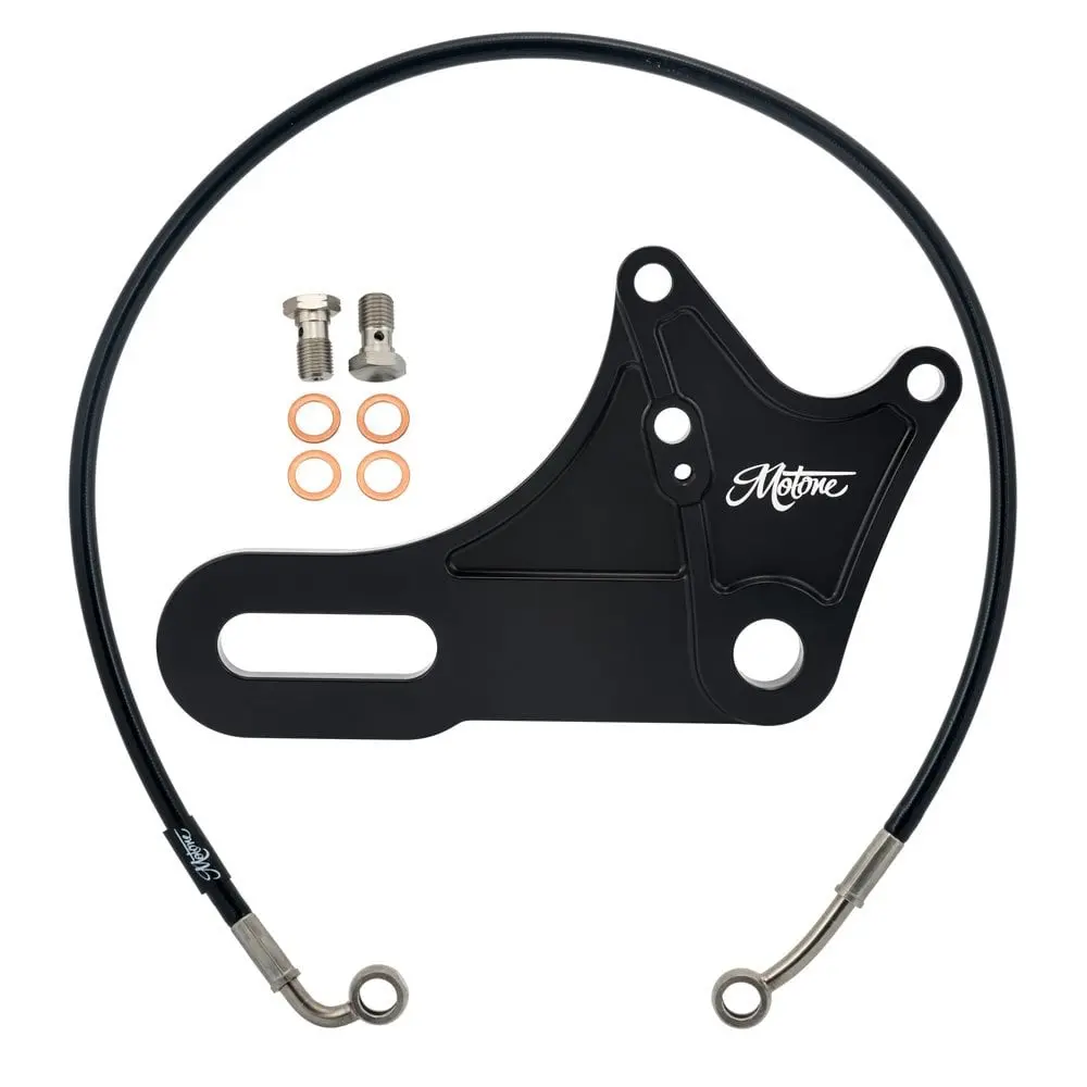 Motone Rear Brake Caliper Relocation Bracket Kit Triumph Street Twin T100 T120 1
