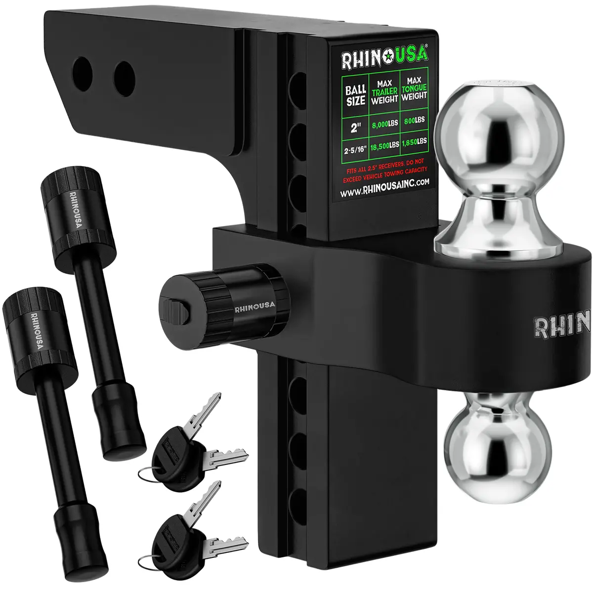 Adjustable Drop Hitch (2.5" Receivers) 2