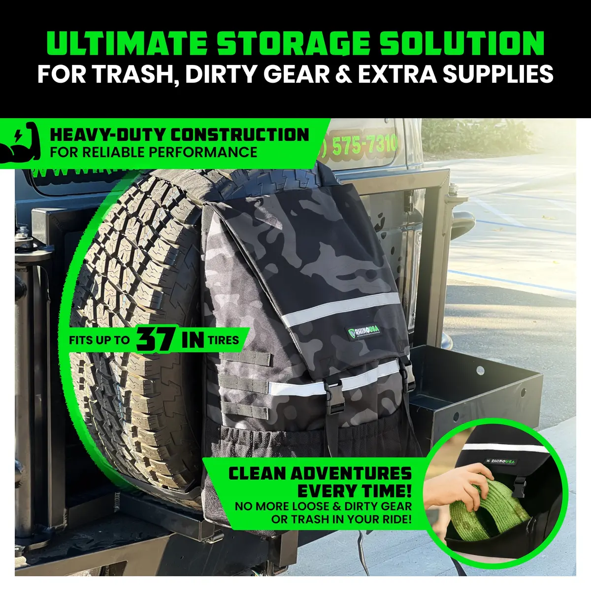 Spare Tire Trash Bag 2