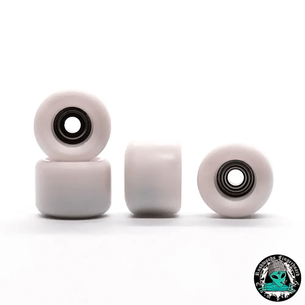 Rushwoods White Bowl Fingerboard Wheels 7Mm 1