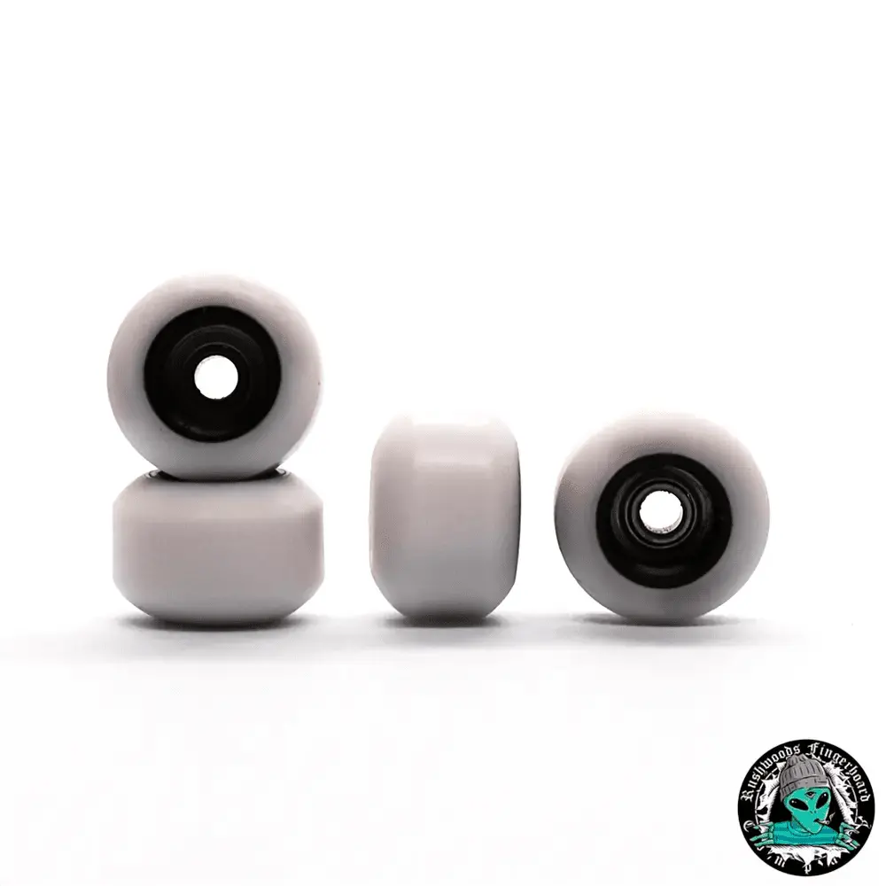 Rushwoods X Caramel Black/White Fingerboard Wheels 1