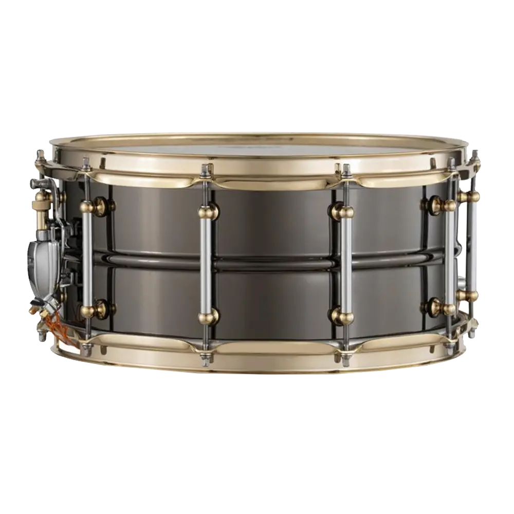 Pearl Sensitone Limited Edition Black Nickel-Over-Brass Snare Drum 14"X6.5" Sthnsf1465 2