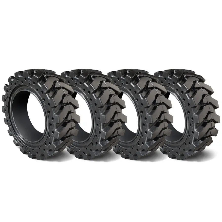 Solid Skid Steer Tire 31X10x20 - Solid Tire Only - R-4 Tread-Qty Of 4-(311020) Replaces (10165) 1