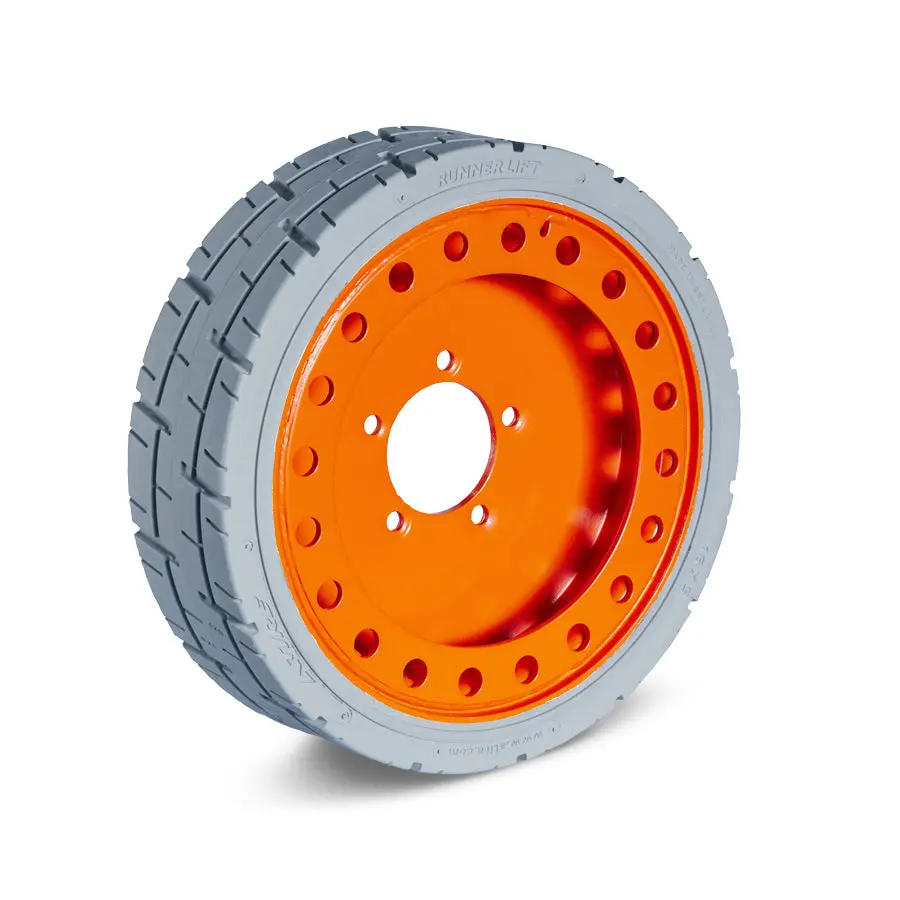 Skyjack Sj Scissor Lift Tire & Wheel Assy 16X5x12 Rear With Brake-(16512) 1