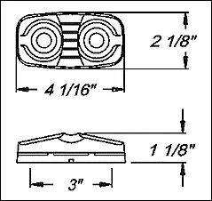 Mc42rbp Dual Bulb Marker/Clearance Lights 2