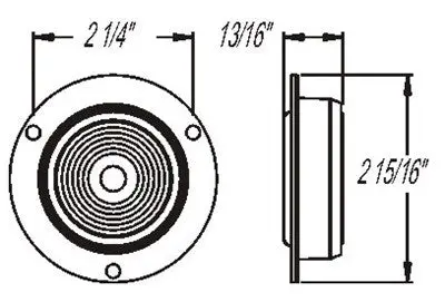 Mc52rb 2” Round Sealed Recess Flange Mount 2