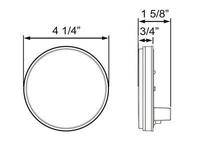 Bul06cbp Reverse Lamp 4" Round Led 2
