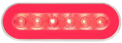 Stl111rcb Glolight Clear Lens, Red Led Stop/Turn/Tail Light (20% Off Clearance) 1
