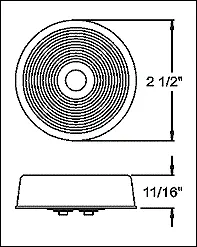 Mc55ab 2.5” Sealed Marker/Clearance Light 2