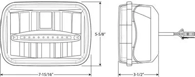 Hll70hlbp High/Low Beam Sealed Led Headlight 2