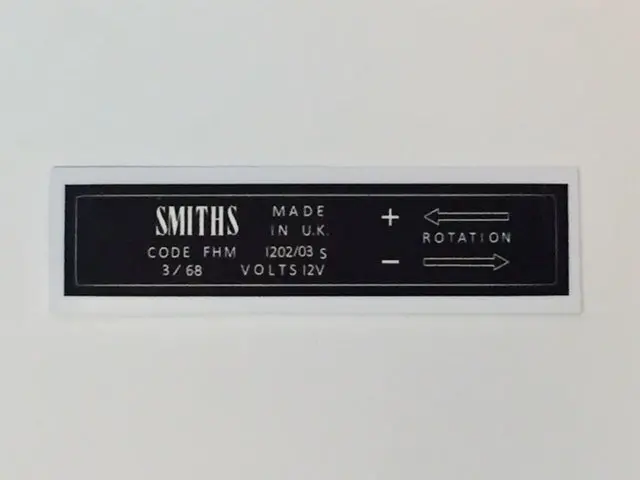 Smiths Heater Rotation, Mgb Heater Fan 1